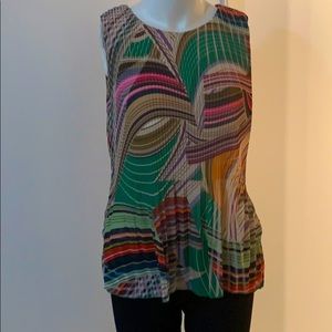 Breezy Pleaded top with beautiful colours